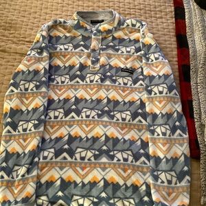 Southern Marsh Mens Multi-Color Quarter Zip Jacket